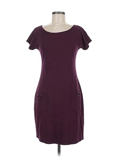 Pre-owned Max Studio Casual Dress In Burgundy