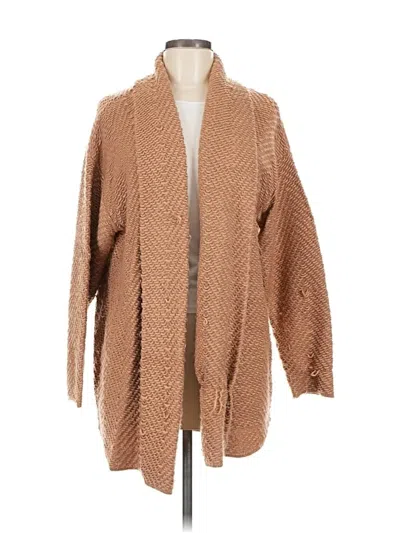 Pre-owned Z Supply Cardigan Sweater In Brown
