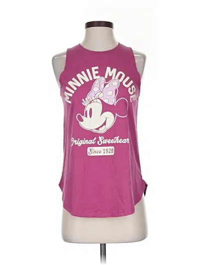 Pre-owned Disney Sleeveless T-shirt In Pink