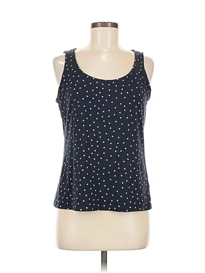 Pre-owned Talbots Tank Top Blue Halter Neckline Tops