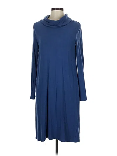 Pre-owned Jjill Casual Dress In Blue