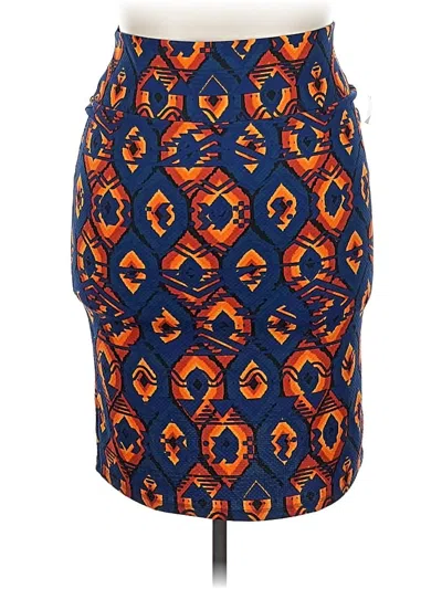 Pre-owned Lularoe Casual Skirt In Blue