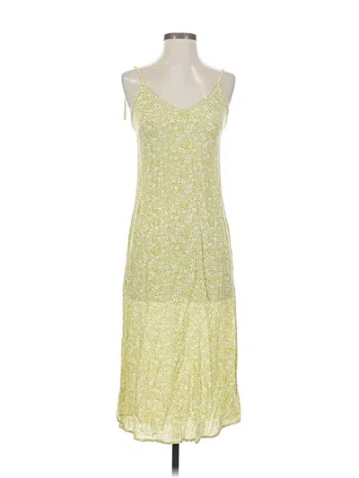 Pre-owned Billabong Casual Dress In Yellow