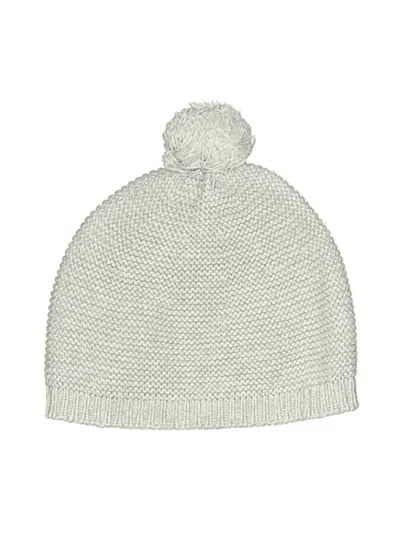 Pre-owned Oliver & Rain Babies' Beanie Hat In Gray