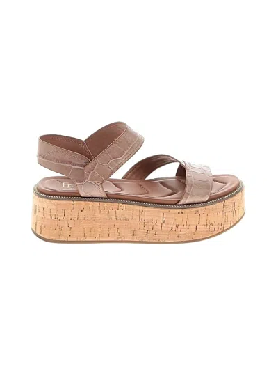 Pre-owned Franco Sarto Sandals In Brown