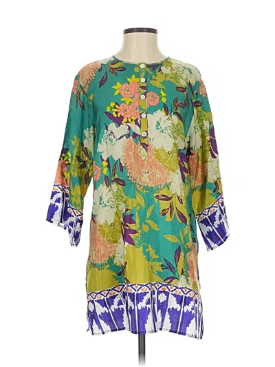 Pre-owned Cabi Casual Dress In Green