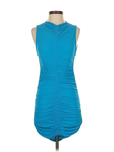 Zara Casual Dress In Blue