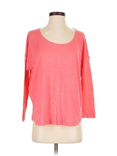 Pre-owned Closed 3/4 Sleeve T-shirt In Pink