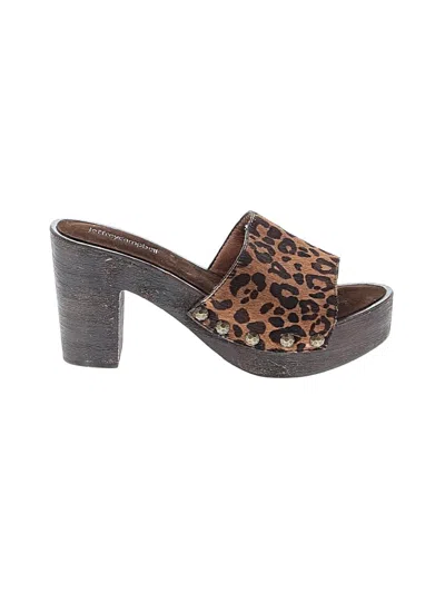 Pre-owned Jeffrey Campbell Mule/clog In Brown