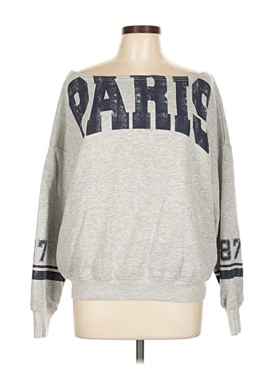 Pre-owned The Vinyl Icons Sweatshirt In Gray