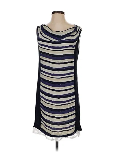 Pre-owned Tory Burch Casual Dress In Blue