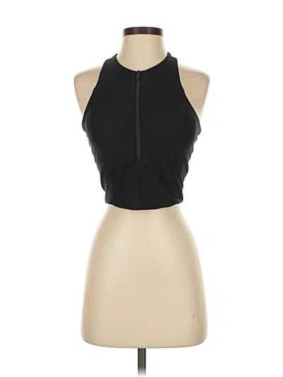 Pre-owned Ypb Sleeveless Top Black Halter Neckline Tops