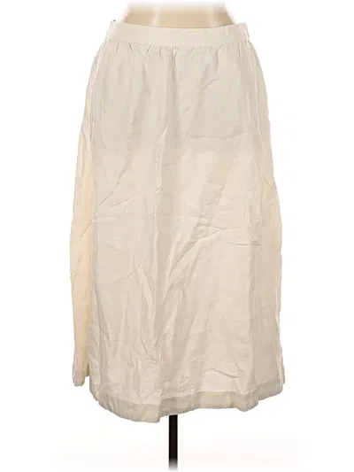 Pre-owned Boden Casual Skirt In White