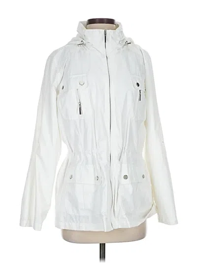 Pre-owned Style & Co Cardigan Sweater In White