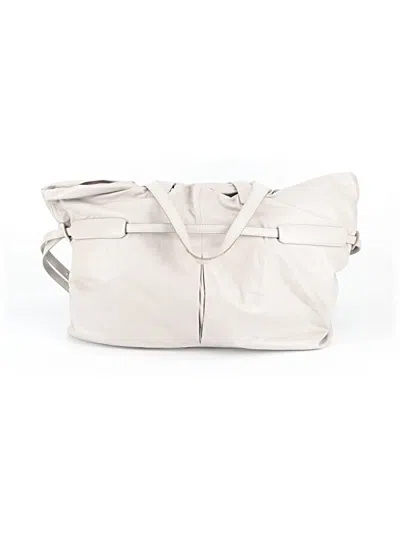 Pre-owned Jil Sander Leather Tote Bag In Gray