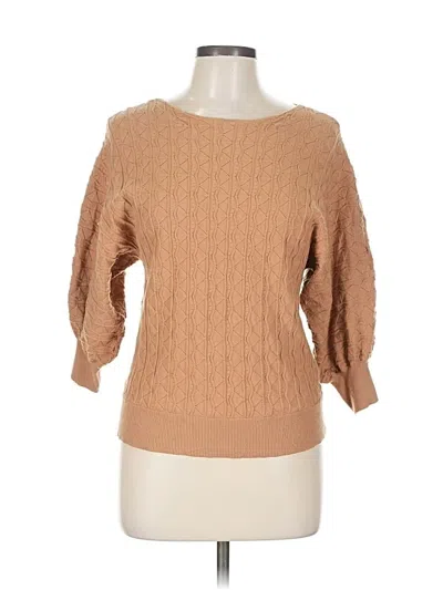 Pre-owned Marled By Reunited Pullover Sweater In Brown