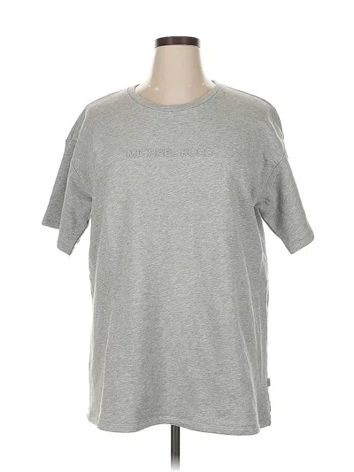 Pre-owned Michael Kors Short Sleeve T-shirt In Gray