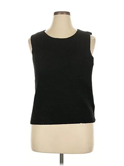 Josephine Chaus Sleeveless Top Black Boatneck Tops In Black