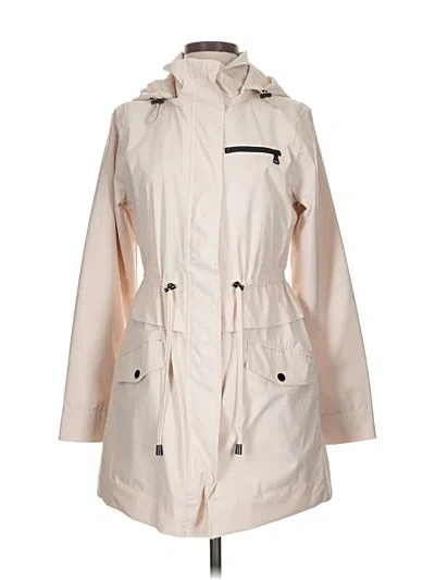Pre-owned Two By Vince Camuto Raincoat In White