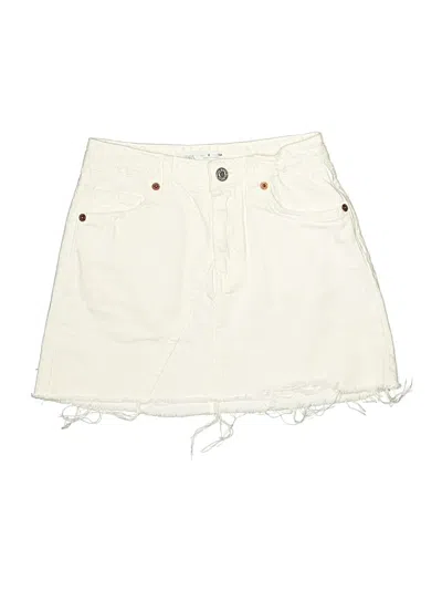 Pre-owned Zara Kids' Skirt In White