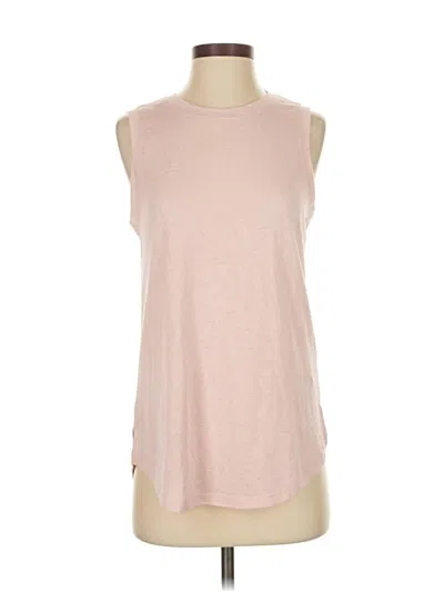 Pre-owned Athleta Sleeveless T-shirt In Pink