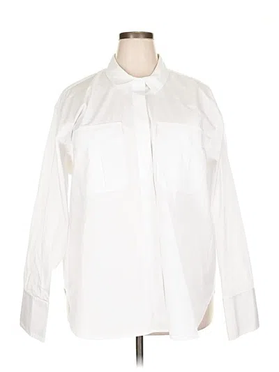 Good American Long Sleeve Blouse In White
