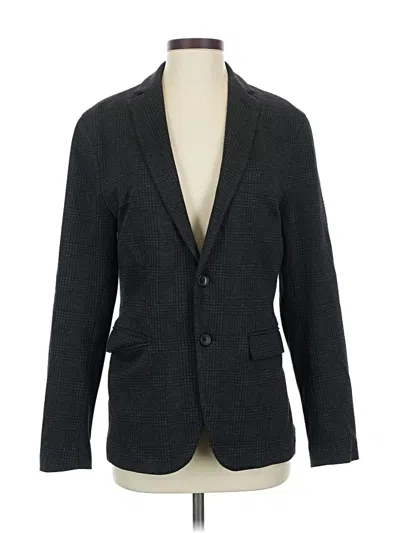 Pre-owned Zara Blazer Jacket In Black