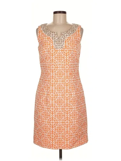 Pre-owned Sara Campbell Cocktail Dress In Orange