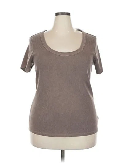Pre-owned Old Navy Short Sleeve T-shirt In Brown