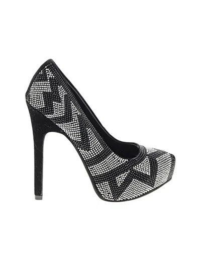 Pre-owned Aldo Heels In Black