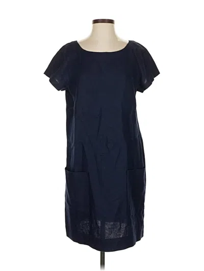 Pre-owned Eileen Fisher Casual Dress In Blue