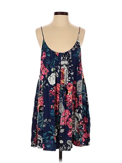 Pre-owned Strut & Bolt Casual Dress In Blue