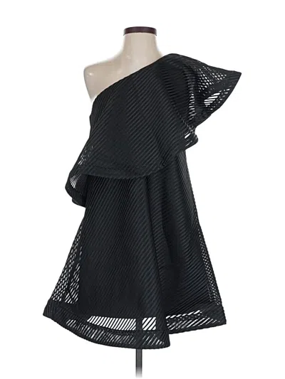 Pre-owned Halston Heritage Cocktail Dress In Black
