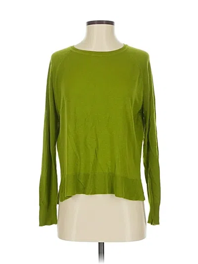 Pre-owned Zara Pullover Sweater In Green