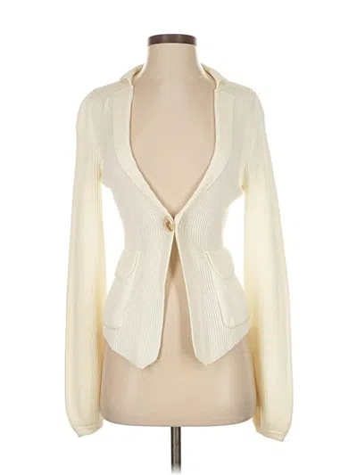 Pre-owned Brunello Cucinelli Cardigan Sweater In White