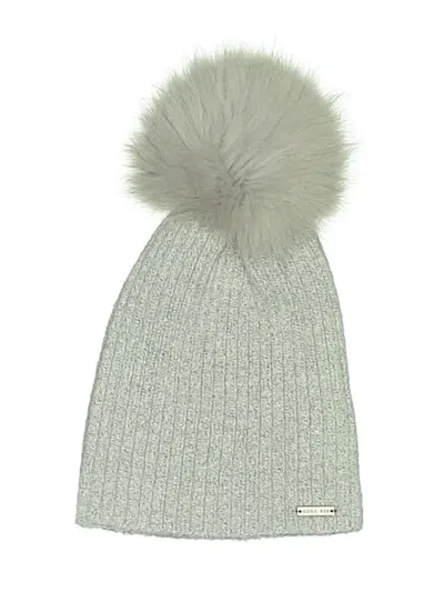Pre-owned Gigi Pip Beanie Hat In Gray