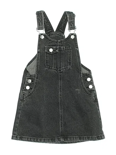 Pre-owned Zara Kids' Overall Dress In Gray