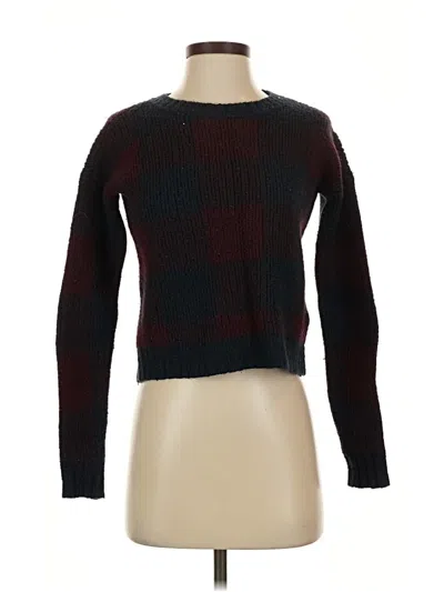 Pre-owned Abercrombie & Fitch Pullover Sweater In Burgundy