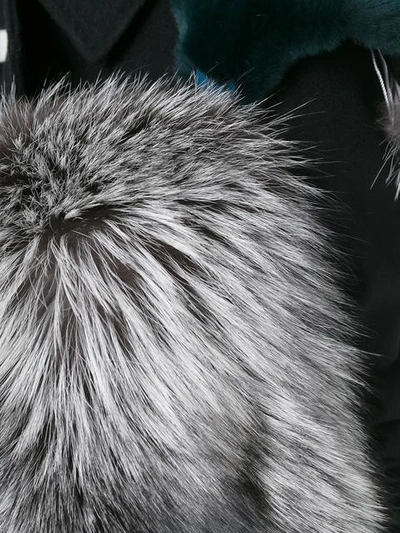Shop Liska 'silber Fuchs' Scarf In Grey