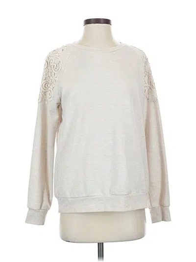 Pre-owned Gloria Vanderbilt Sweatshirt In Silver