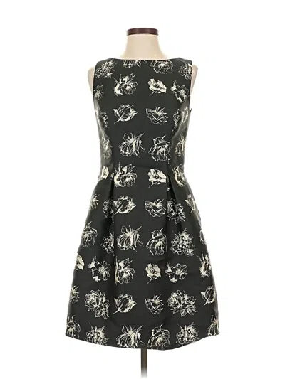 Pre-owned Lela Rose Cocktail Dress In Black