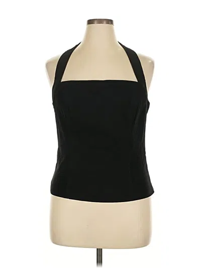 Pre-owned Maeve By Anthropologie Sleeveless Blouse In Black