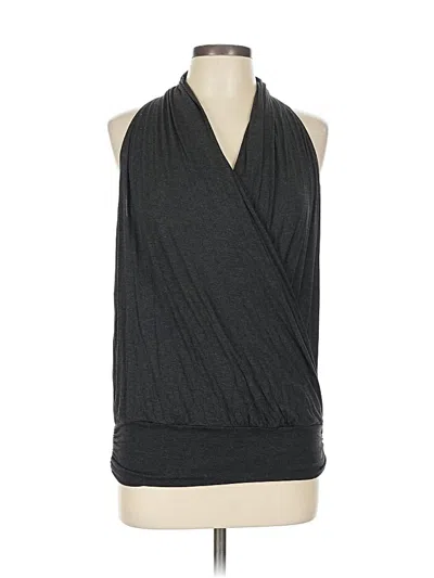 Pre-owned Amour Vert Sleeveless Blouse In Gray