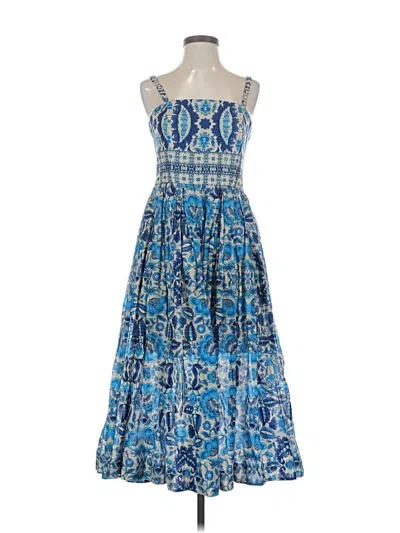 Pre-owned Taylor Cocktail Dress In Blue