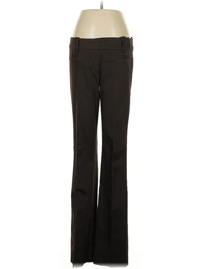 Pre-owned Zara Basic Dress Pants In Brown