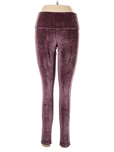 Pre-owned Lululemon Athletica Casual Pants In Purple