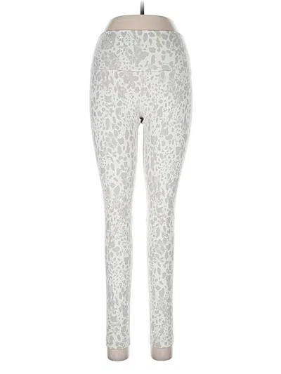 Pre-owned Lululemon Athletica Leggings In Silver