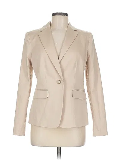 Pre-owned Ann Taylor Blazer Jacket In White