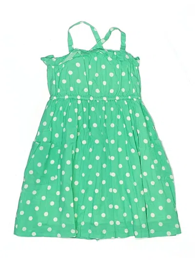 Pre-owned Mini Boden Kids' Dress In Green