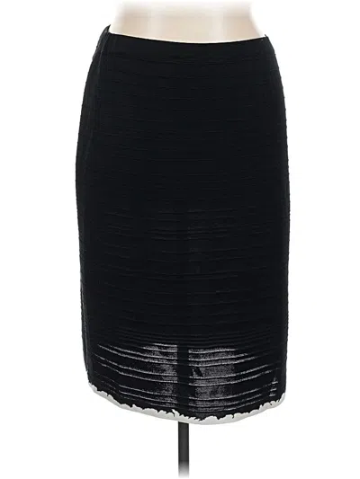 Pre-owned Ming Wang Formal Skirt In Black